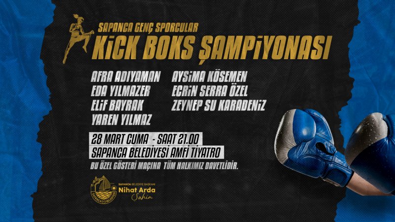 Sapanca Belediyesi Kick Boks Şampiyonası Heyecanı